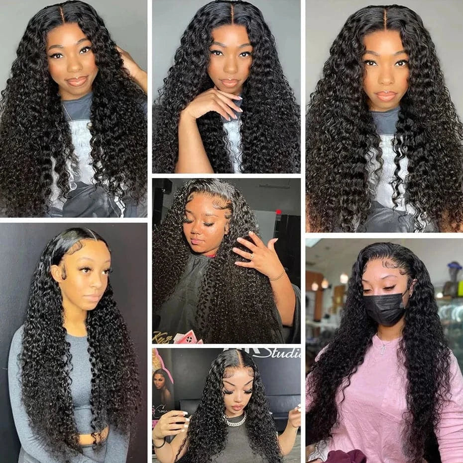 Jerry Curly Human Hair Bundles Brazilian Hair Weaving Natural Human Hair