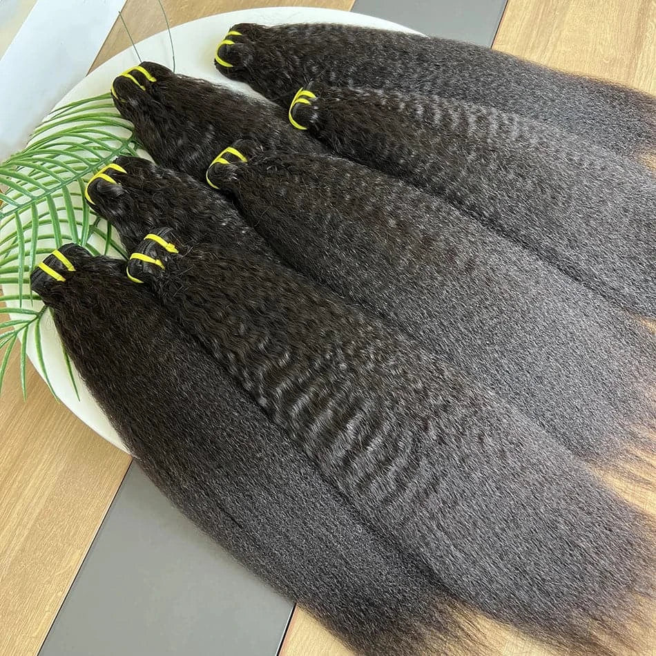12A Kinky Straight Human Hair Bundles Wholesale Hair - Goodluck Hair