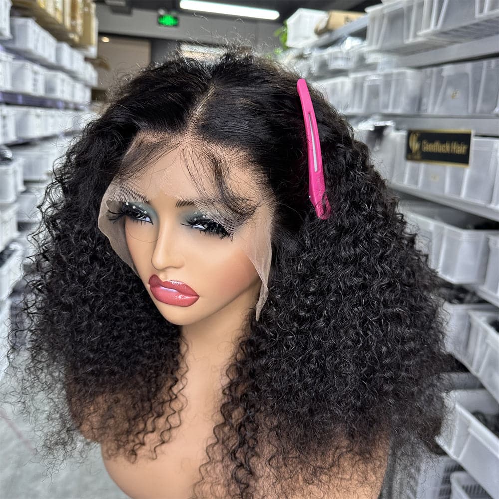 13x4 lace frontal 13x4 wig bob curly 16 inch - Goodluck Hair