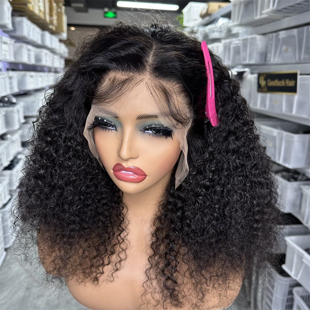 13x4 lace frontal 13x4 wig bob curly 16 inch - Goodluck Hair