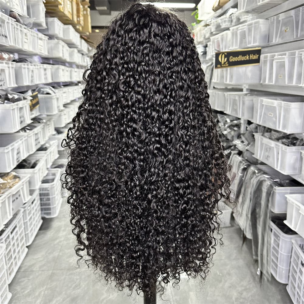 sdd super double drawn pixie curl 13x4 full frontal lace wig - Goodluck Hair