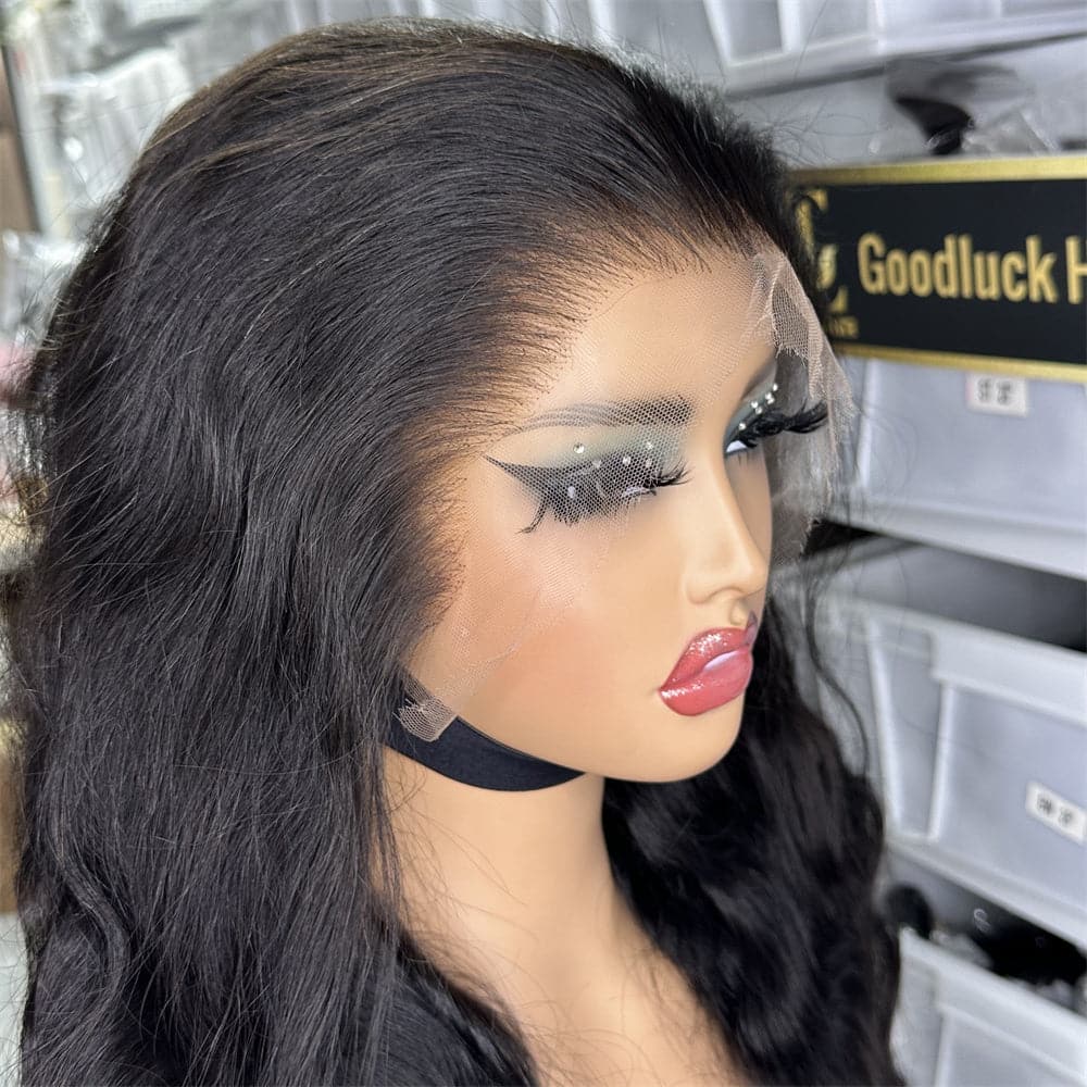 HD Lace Preplucked Full Frontal 13x6 Wig Body Wave Unprocessed Human Hair - Goodluck Hair