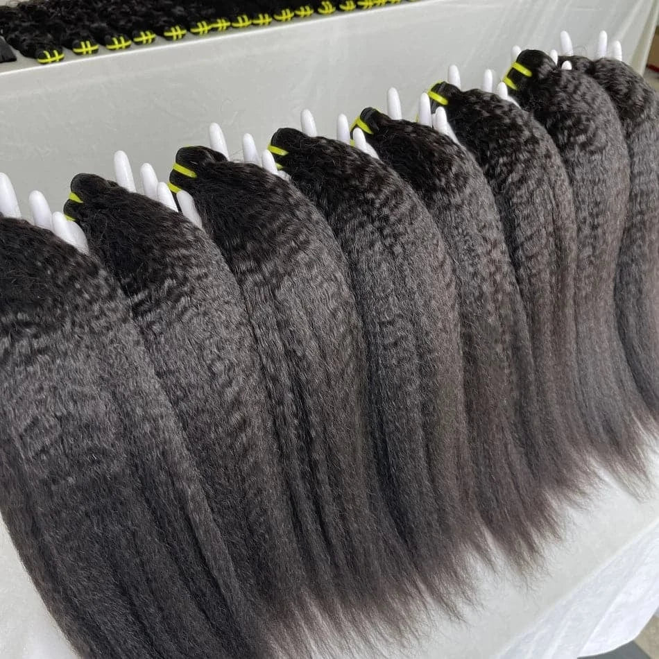 12A Kinky Straight Human Hair Bundles Wholesale Hair - Goodluck Hair