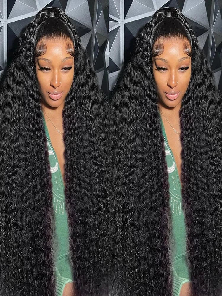 Quality Deep Wave Curly Human Hair Bundles Brazilian Hair