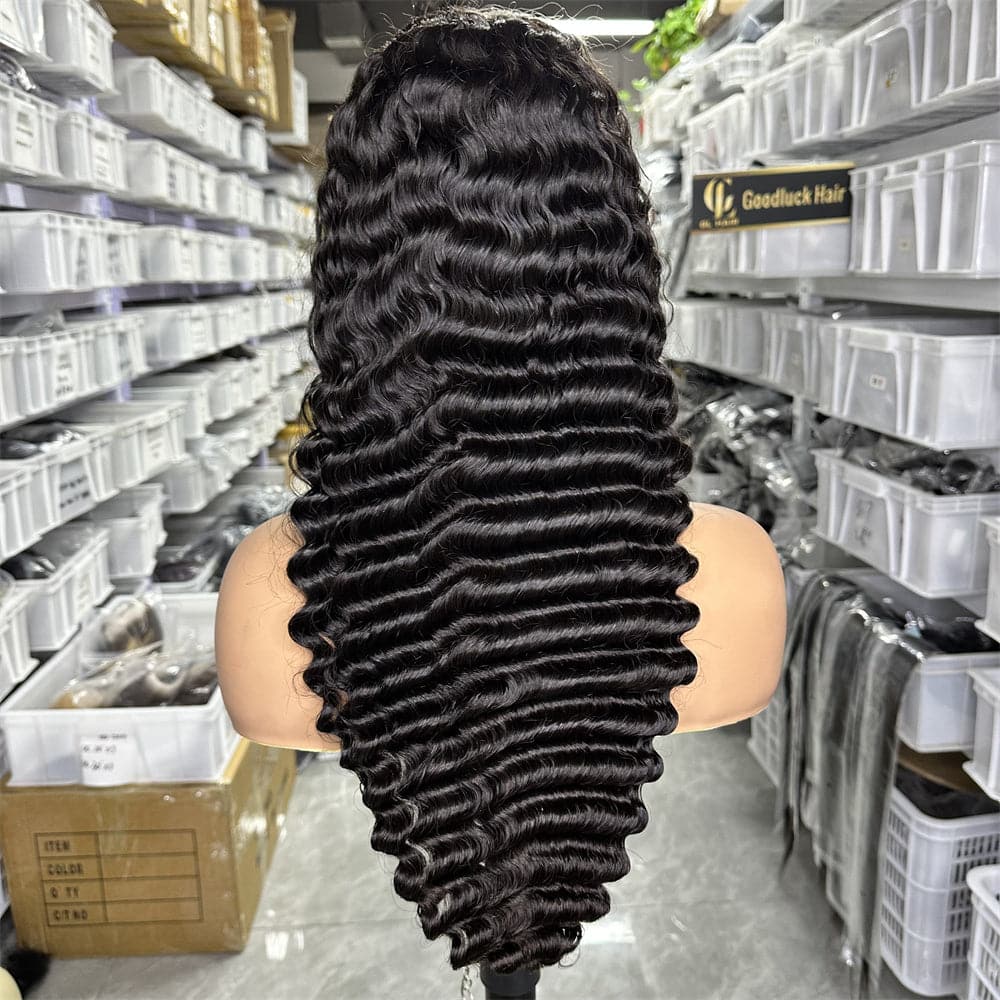 13x4  full frontal 13x4 wig deep wave - Goodluck Hair