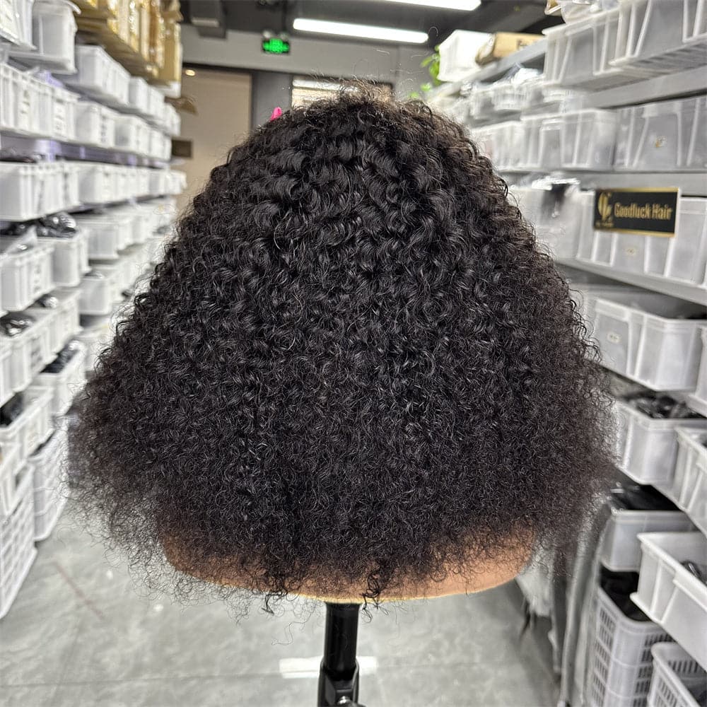 13x4  lace frontal 13x4 wig bob curly 16 inch - Goodluck Hair